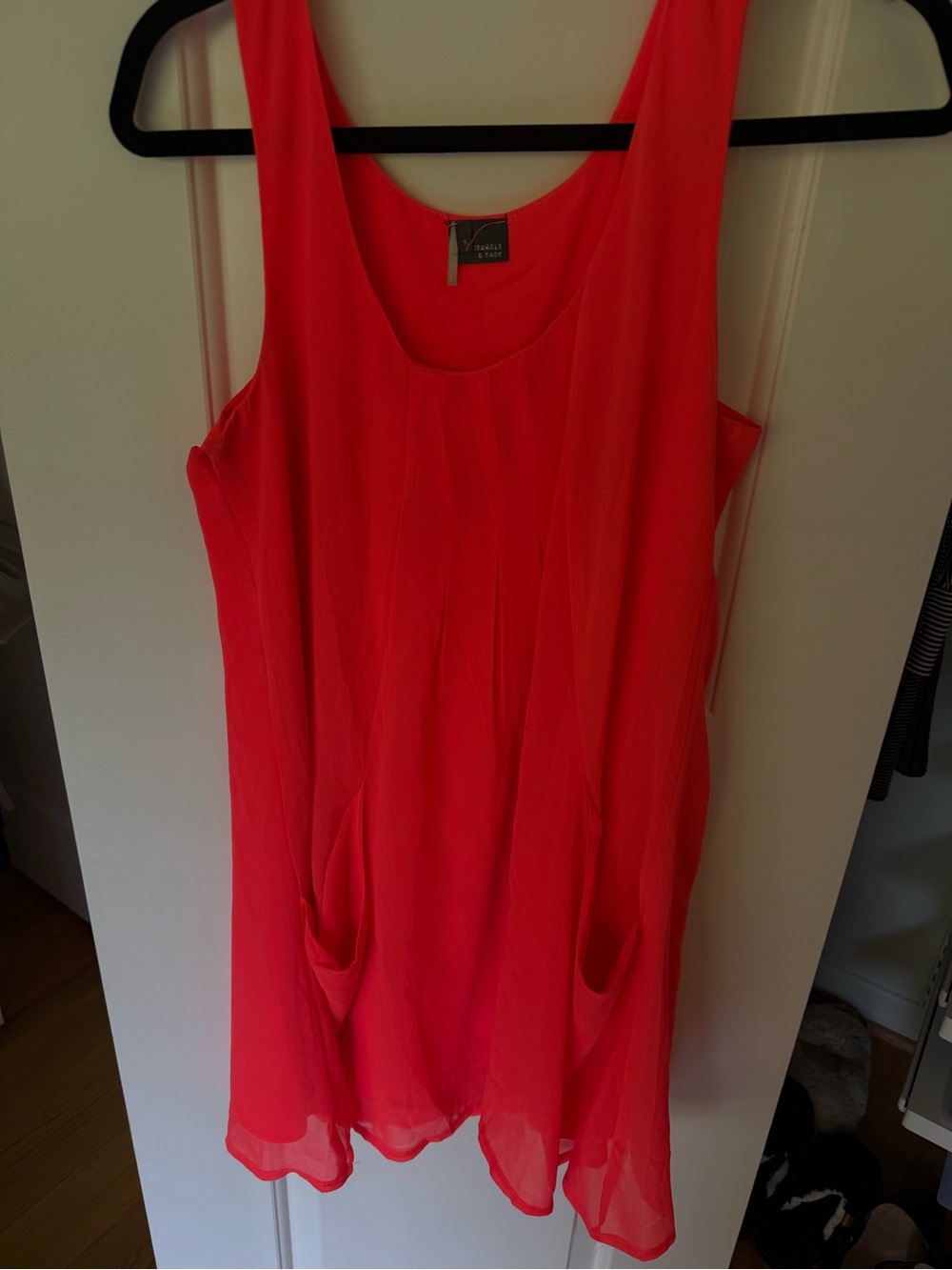 Women’s Bright Red Sleeveless Dress